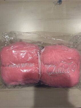 Megan Moroney Cloud 9 Pink Faux Fur Dice with Embroidered Logo